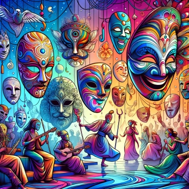 Explain why the mask is an essential element in many traditional cultures?