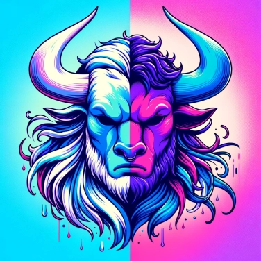 Explain why the Minotaur is half-man, half-bull?