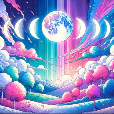 Explain why the moon changes shape every night?
