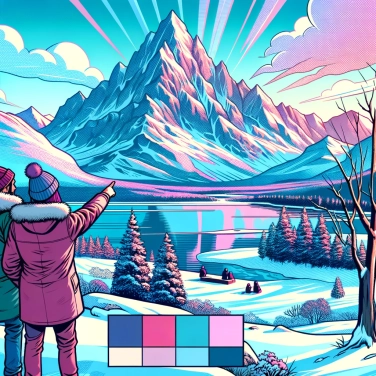 Explain why the mountains appear closer in cold weather?