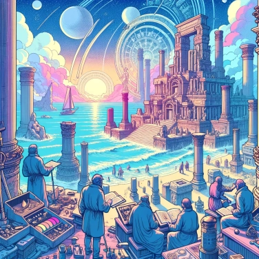 Explain why the myth of Atlantis continues to fascinate researchers.