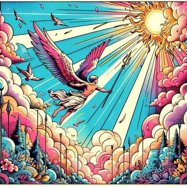 Explain why the myth of Icarus warns against human hubris.