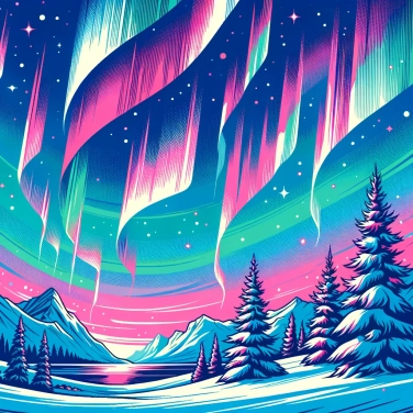 Explain why the northern lights mainly occur near the poles.