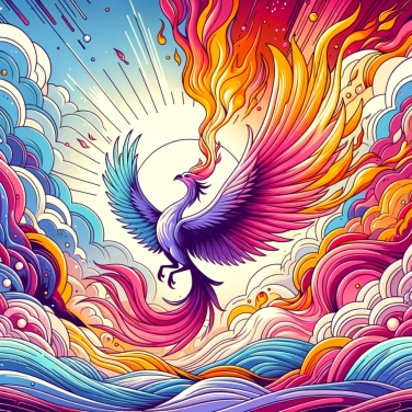 Explain why the phoenix symbolizes rebirth in mythology.