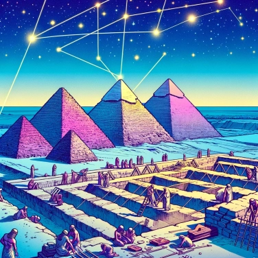 Explain why the pyramids of Egypt are aligned with such precision?