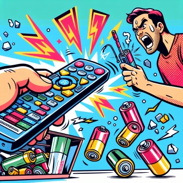 Explain why the remote control no longer responds when the batteries are inserted incorrectly?