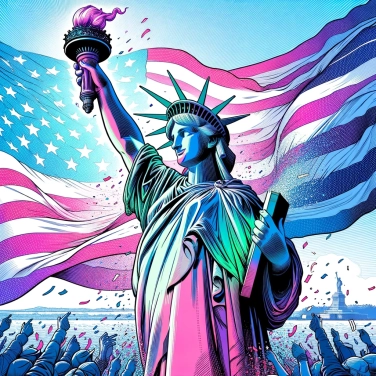 Explain why the Statue of Liberty was a gift from France to the United States?