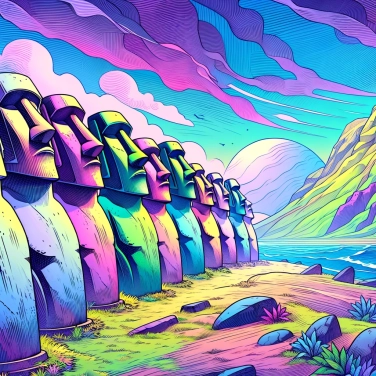 Explain why the statues of Easter Island are facing inland.