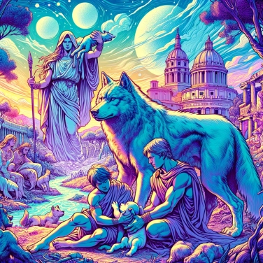 Explain why the story of Romulus and Remus has marked the foundation of Rome.
