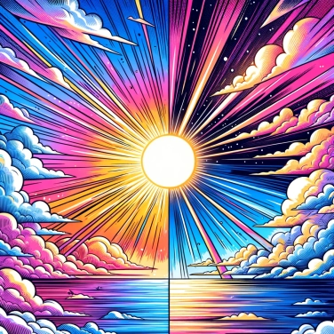 Explain why the sun's rays are hotter at noon than at sunrise or sunset?