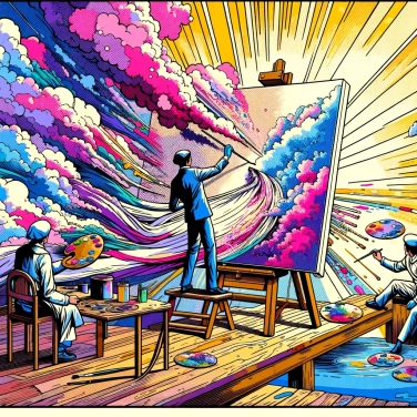 Explain why the technique of marouflage is used to attach paintings to rigid supports such as wood or metal.