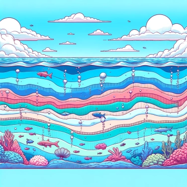 Explain why the temperature of the ocean varies at different depths?