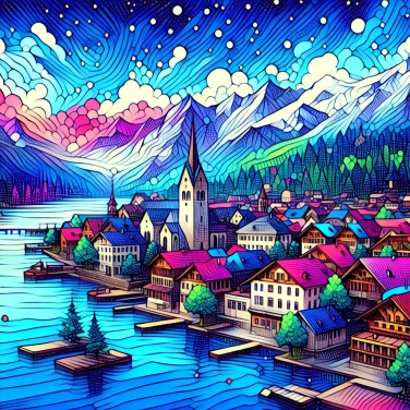 Explain why the town of Geamana (in Romania) was submerged by a toxic lake?