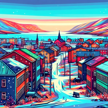Explain why the town of Pyramiden (in Norway) has become a frozen ghost town stuck in time?