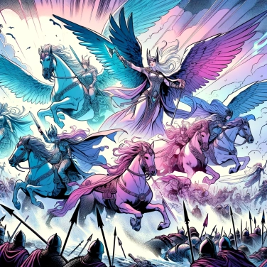 Explain why the Valkyries chose certain warriors to go to Valhalla?