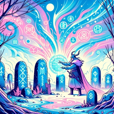 Explain why the Vikings used runes to invoke supernatural powers.