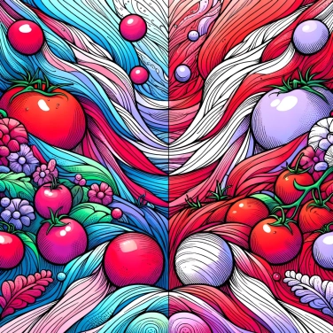 Explain why tomatoes are red.