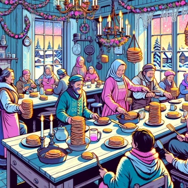 Explain why was the tradition of eating crepes on Candlemas Day born?