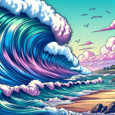 Explain why waves amplify before reaching the coast?