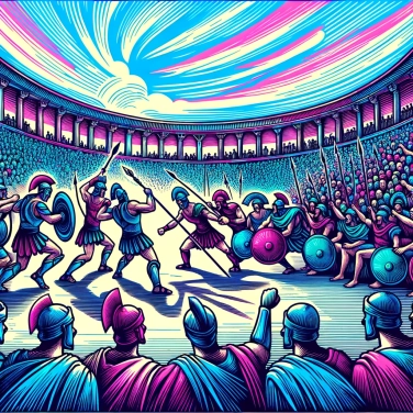 Explain why were gladiators so popular in ancient Rome?