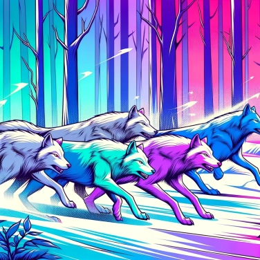 Explain why wolves hunt in packs rather than alone?